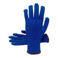 LUVA NYLON/ELAST. AZUL C/PONTOS SILICONE 210AZ DOT